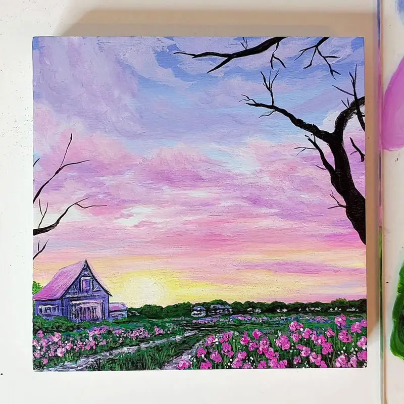 قیمت تابلو نقاشی منظره طبیعت