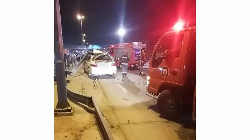 وضعیت وخیم داماد شیرازی در حادثه رانندگی 