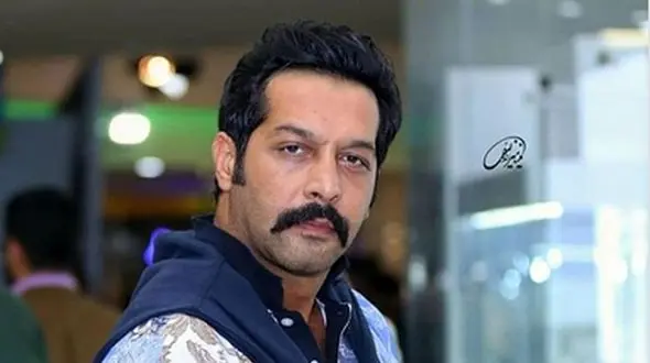 عکس آقای بازیگر با کت و شلوار دامادی