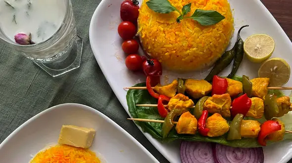 ⁨    (Chicken Kebab)  ساده ترین روش پخت جوجه کباب 