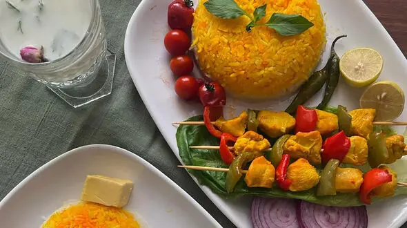 ⁨    (Chicken Kebab)  ساده ترین روش پخت جوجه کباب 