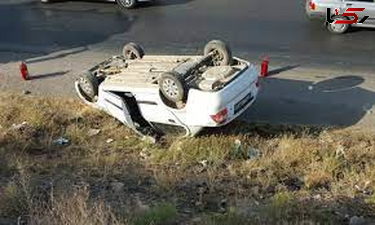واژگونی خودرو با ۵ مصدوم در دامغان