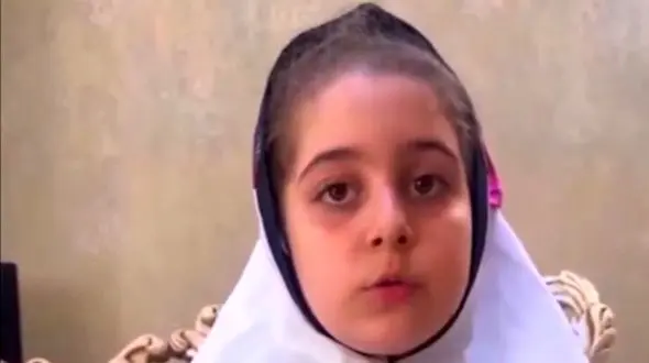 فیلم  از آنیلا 8 ساله قبل از شهادت با اصابت گلوله در اصفهان