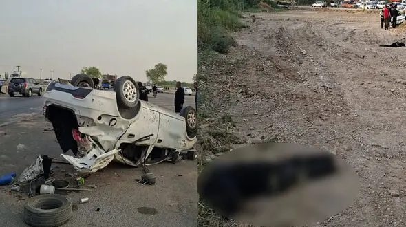 مرگ تلخ یک زن و کودک 3 ساله در تصادف ساینا با پژو در اهواز