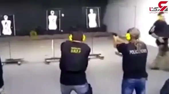 دردسر مربی تیراندازی به خاطر بی‌توجهی به جان خودش + فیلم 