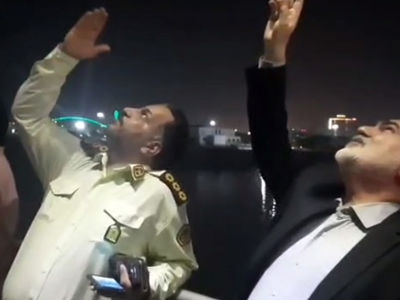 فیلم / جلوگیری استاندار خوزستان از خودکشی یک جوان در اهواز !