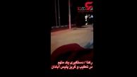 فیلم لحظه دستگیری جوان مرموز که دوستانش از ترس پلیس فرار کردند + در آبادان رخ داد