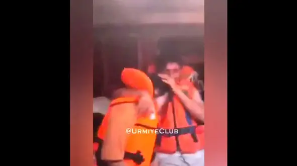 درخواست کمک 80 پناهجوی سرگردان در آب های یونان / بیشتر مسافران ایرانی بودند+ فیلم