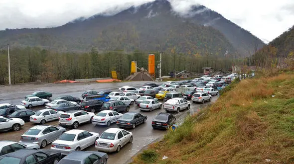 جاده هراز یکطرفه شد