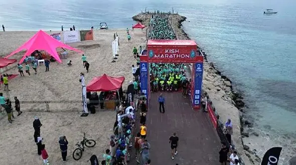 جنجال شوکه کننده 6 زن در مسابقه ماراتن کیش + عکس های دیده نشده!