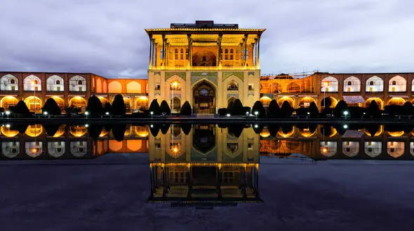 زیبایی چشم نواز عمارت عالی قاپو + فیلم 