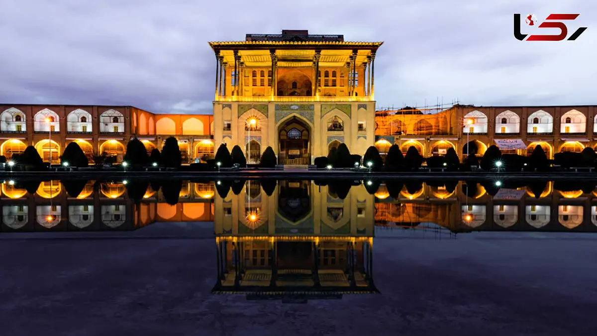 زیبایی چشم نواز عمارت عالی قاپو + فیلم 