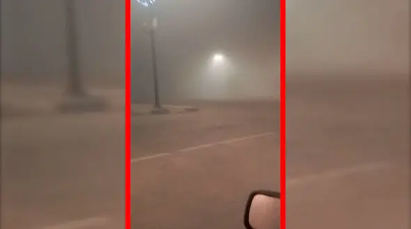 فیلم مه گرفتگی بسیار شدید در دهلران