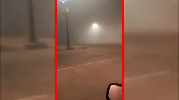 فیلم مه گرفتگی بسیار شدید در دهلران