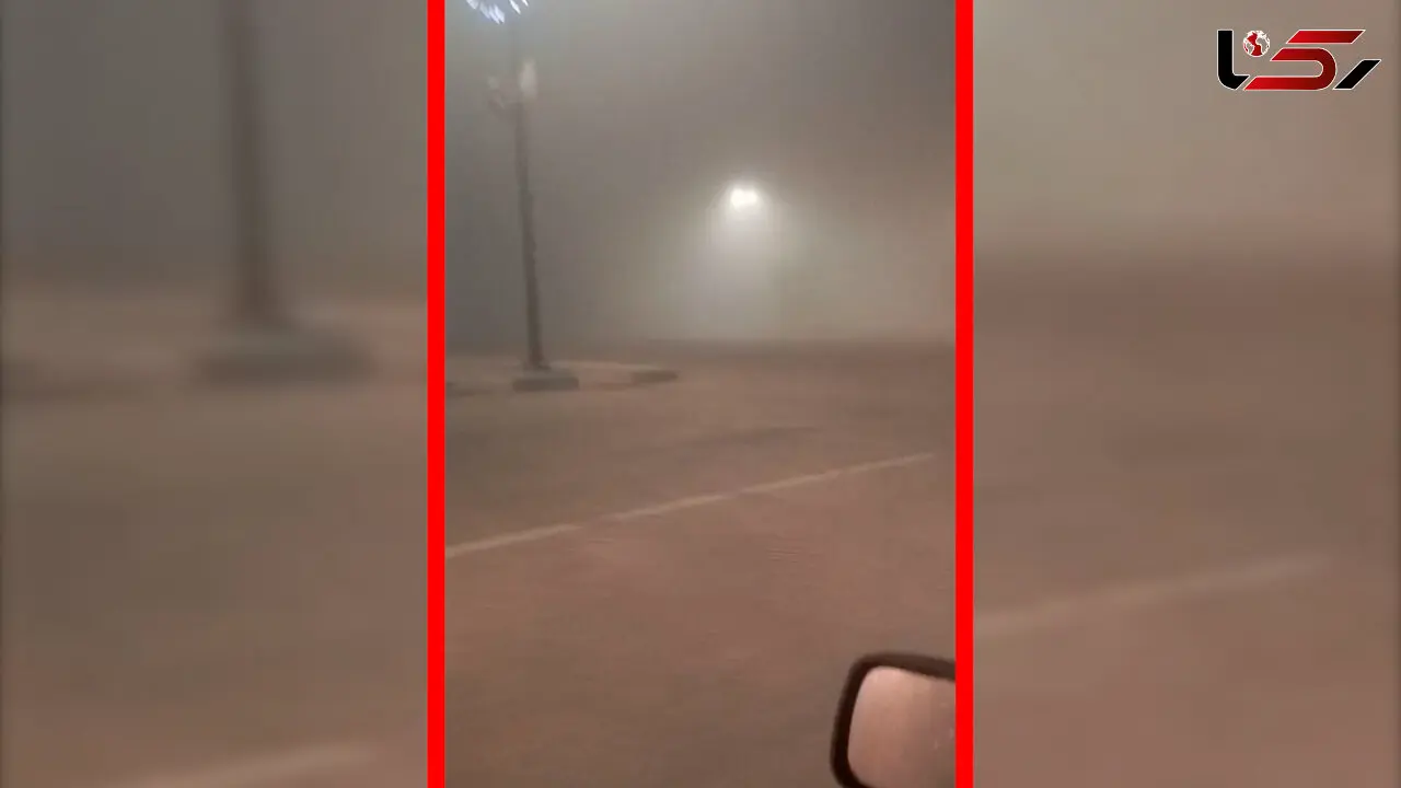 فیلم مه گرفتگی بسیار شدید در دهلران