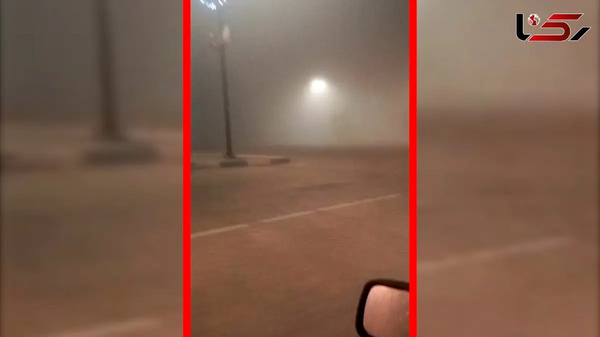 فیلم مه گرفتگی بسیار شدید در دهلران