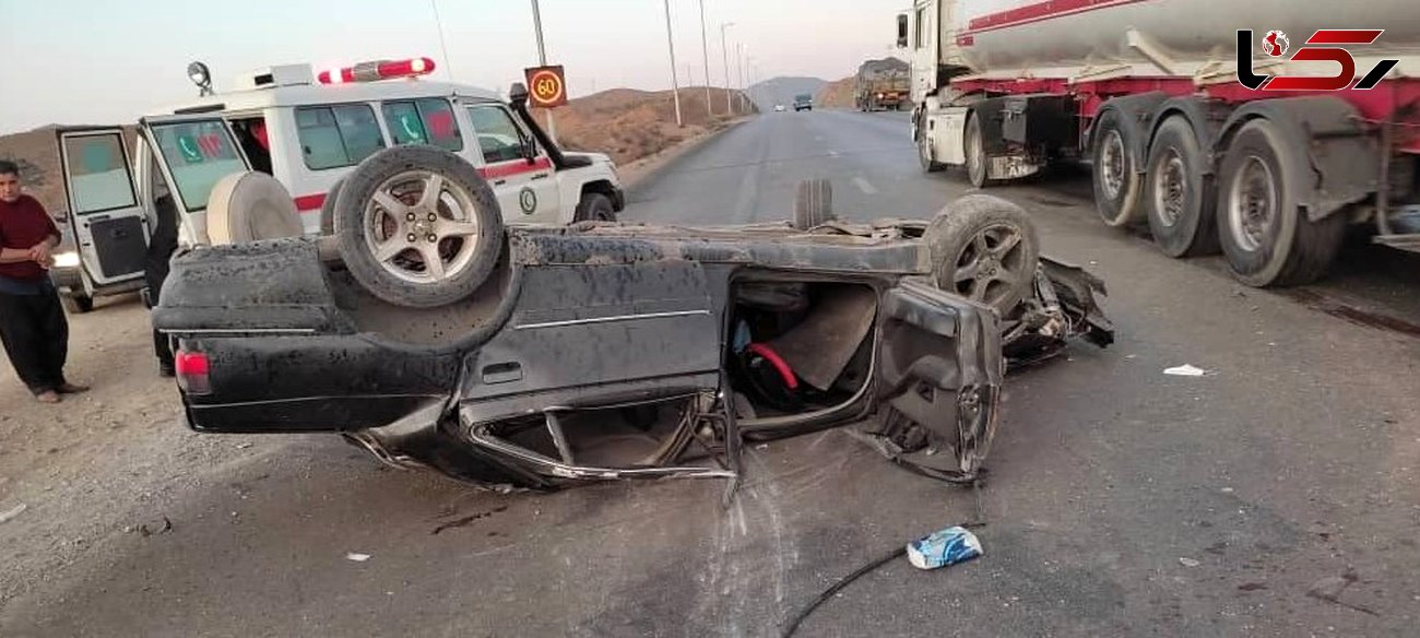 واژگونی ۳ خودرو با ۱۱ مصدوم در استان سمنان 