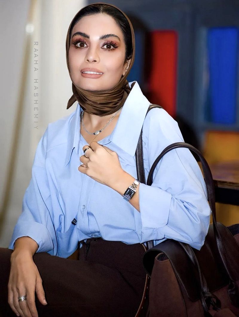 استایل ساده و شیک صحرا اسدالهی 1