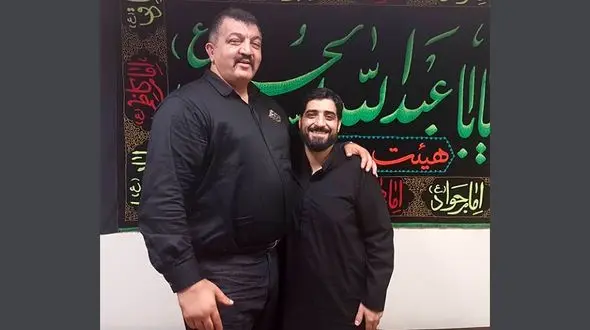 بازیگر «شب‌های برره» در هیئت بنی‌فاطمه +عکس