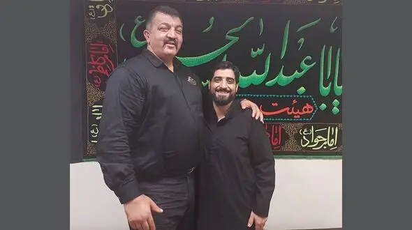 بازیگر «شب‌های برره» در هیئت بنی‌فاطمه +عکس