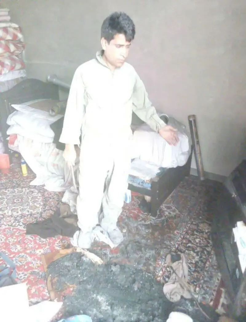 نجات جان جوان زرندی از مرگ حتمی در پی آتش‌سوزی در منزل