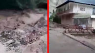 فیلم لحظه سیلاب در سراسب مازندران / مردم وحشت کردند 