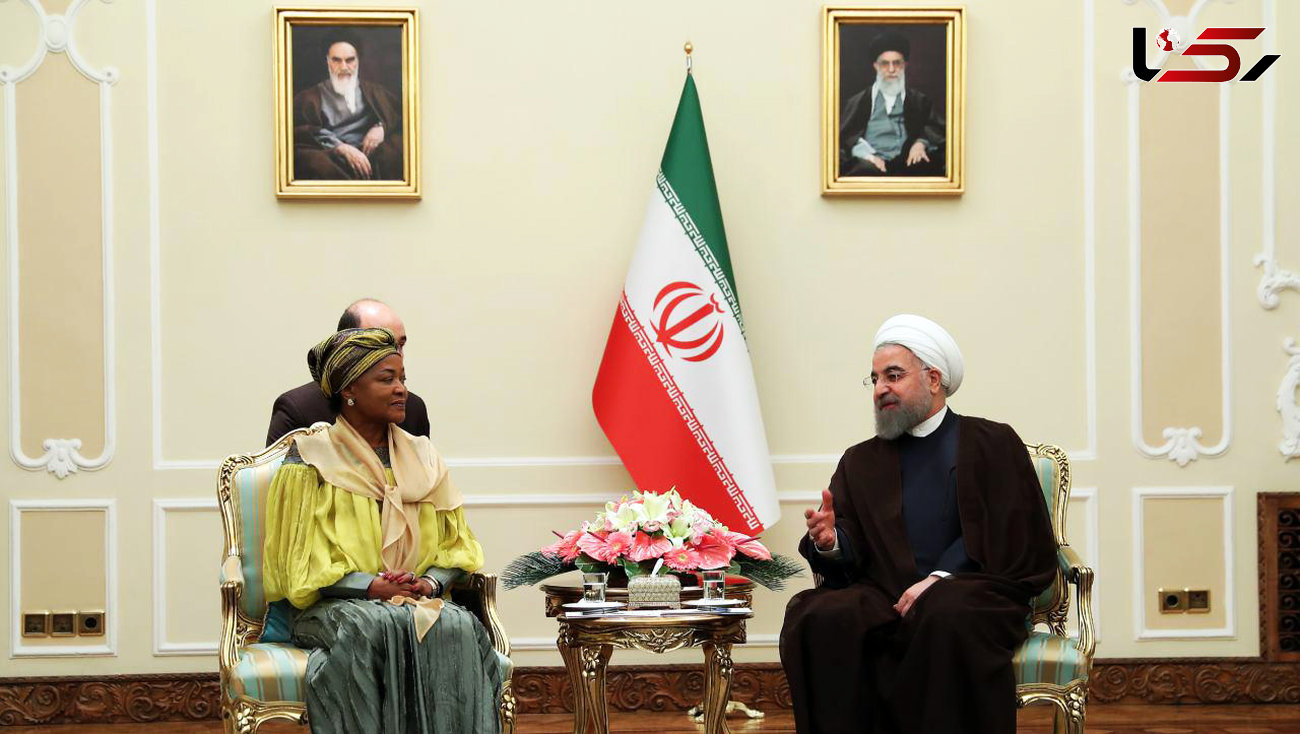 عکس/دیدار رییس مجلس نمایندگان آفریقای جنوبی با روحانی