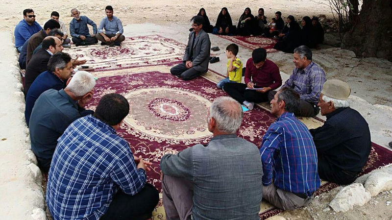 روستای عشایری چاه قد بخش آبدان 