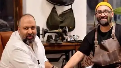 تعریف و تمجید علی اوجی از باجناق کفاشش هنگام کفش خریدن؛ 8 ساله با هم دوستیم ولی یک ساله که با هم باجیم!