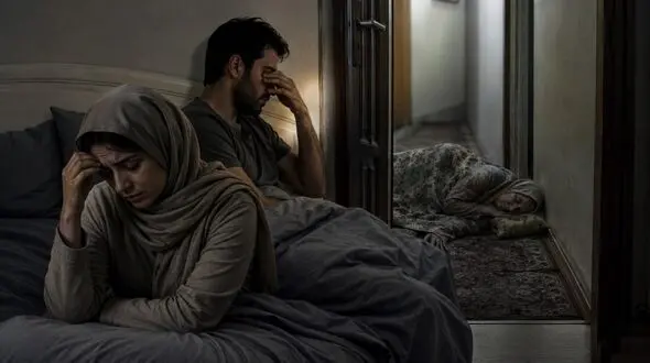 عروس ۲۲ ساله : مادرشوهرم شب ها پشت در اتاق خواب ما می خوابد / طلاق در دادگاه خانواده