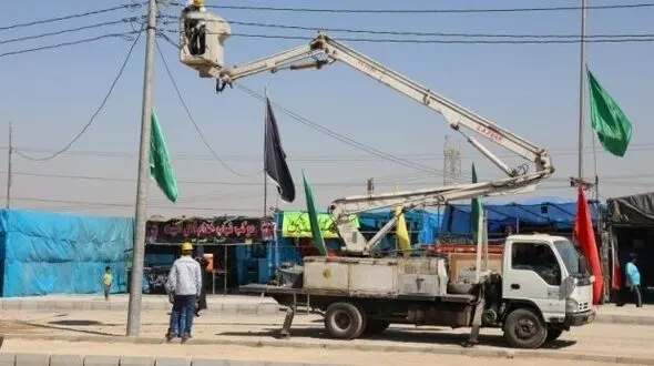 ارسال ۳ دستگاه دیزل ژنراتور از اصفهان برای تامین برق موکب‌ها در کربلا