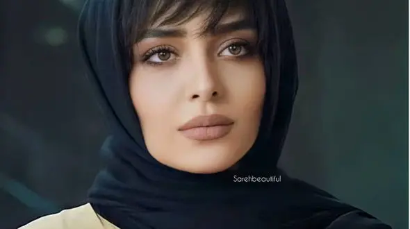 عکس ساره بیات با عشق زندگی اش 