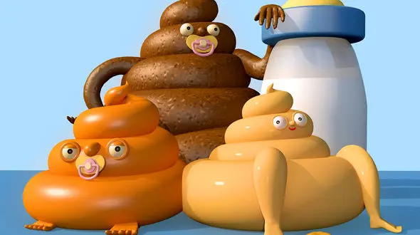 علائم مدفوع غیرطبیعی + شکل و رنگ سالم مدفوع