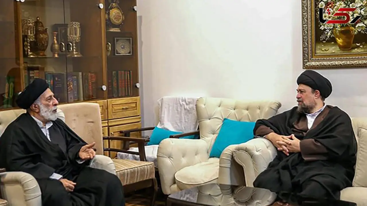 سیدحسن خمینی با برادر رهبر شهید انقلاب  دیدار کرد
