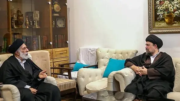 سیدحسن خمینی با برادر رهبر شهید انقلاب  دیدار کرد