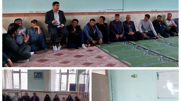 جلسه انجمن اولیا و مربیان در دبیرستان فاطمه الزهرا شهر نظرکهریزی برگزار شد