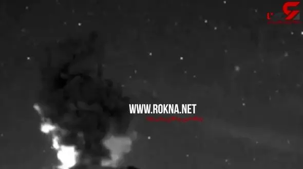  تصاویر زیبا از فوران کوه آتشفشان در مکزیک + فیلم