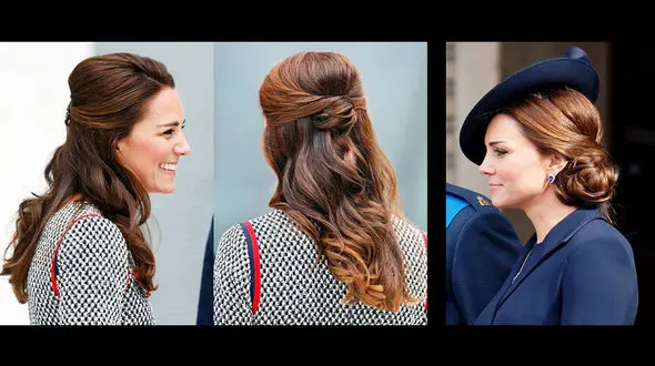 موهایتان را شبیه موهای کیت میدلتون درست کنید  +عکس 