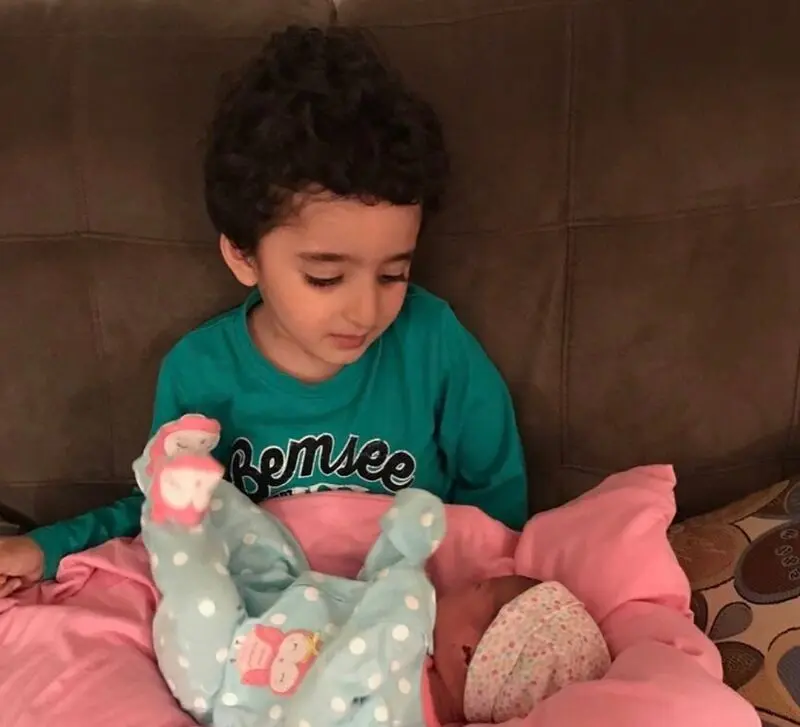 پسر شیلا خداداد و دخترش