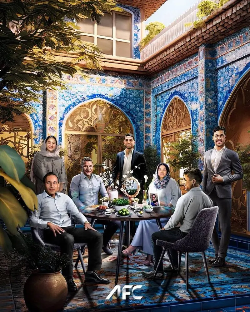 هفت‌سین AFC با حضور دایی و مهدوی‌کیا