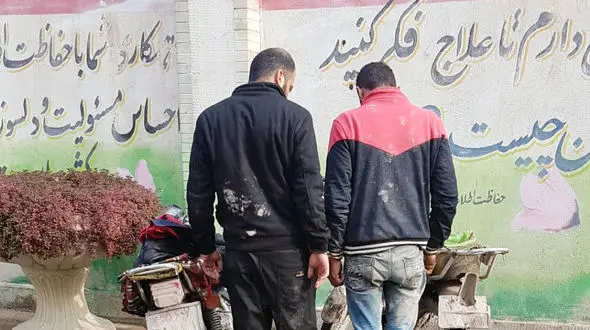 این 2 مرد جاده ها را تاریک و وحشتناک می کردند + عکس / آبادان