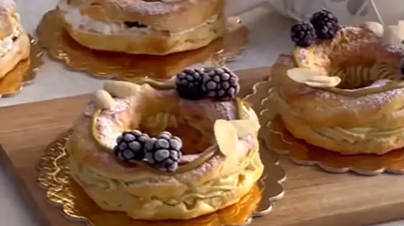 طرز تهیه شیرینی پاری برست + فیلم