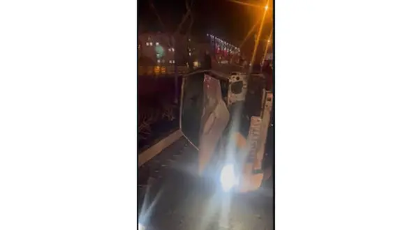 پراید مرد تهرانی را کشت و خودش هم له شد + عکس پوکیده 