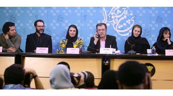نشست خبری فیلم رگ خواب بدون حضور کارگردان +فیلم و عکس