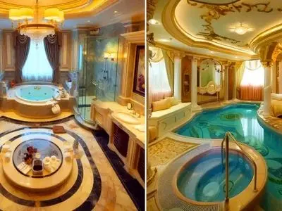 حمام سلطنتی مرمرین؛ 15 پیشنهاد لاکچری برای طراحی دکوراسیون شیک