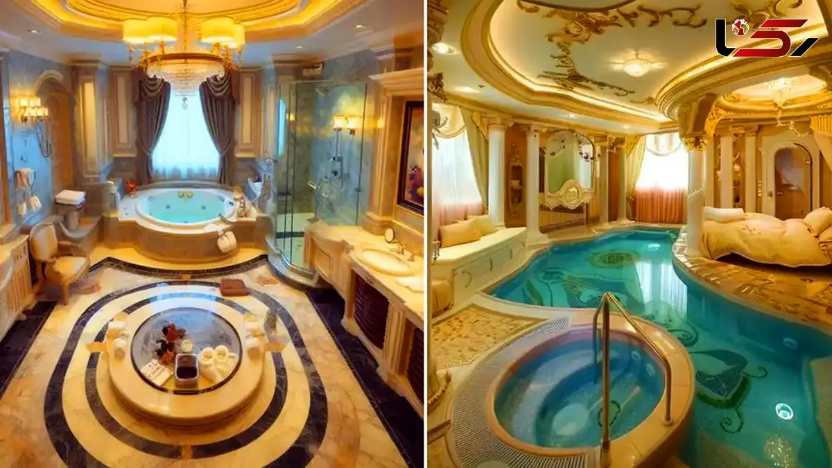 حمام سلطنتی مرمرین؛ 15 پیشنهاد لاکچری برای طراحی دکوراسیون شیک