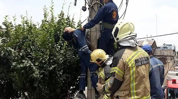 اعتراض کارگران برق نور آباد به پایین بودن حقوق