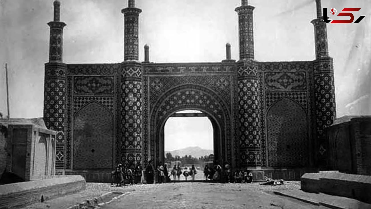 عکس یکی از قدیمی ترین دروازه تهران