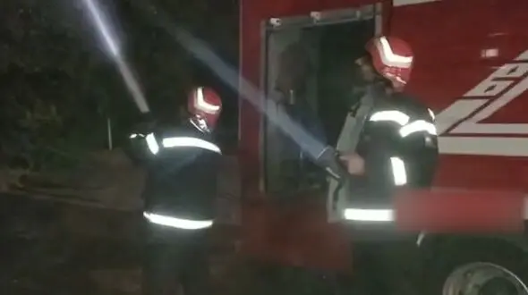 فیلم آتش سوزی در شهربازی بجنورد 