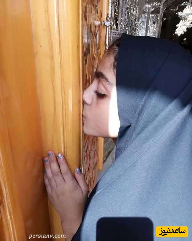 دختر خوانده آرزو افشار با چادر 